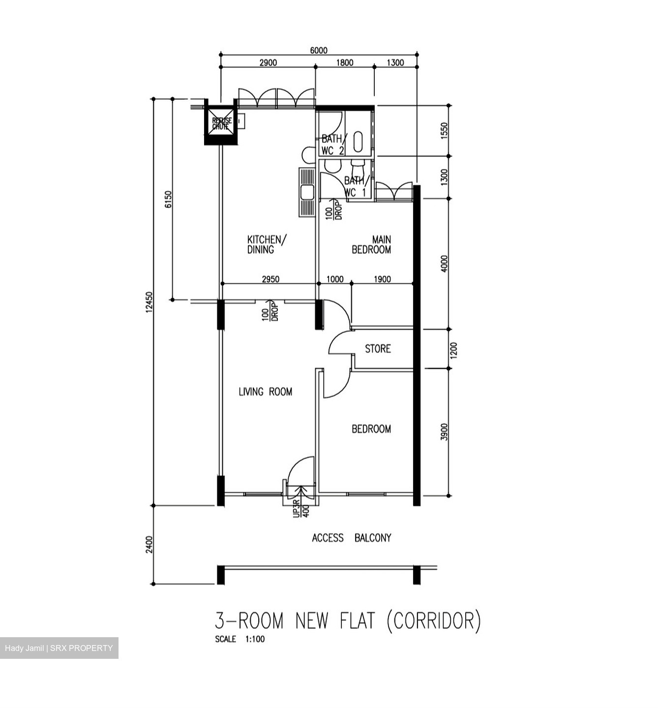 Blk 6 Saint George's Lane (Kallang/Whampoa), HDB 3 Rooms #597188931